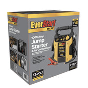 EverStart J7CEB Maxx 1000 Peak Amp Jump Starter w/120 PSI Compressor, Pivoting LED Light, 3X USB Ports