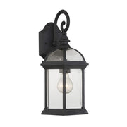 Savoy House 5-0633-BK, Kensington Wall Mount Lantern, Textured Black