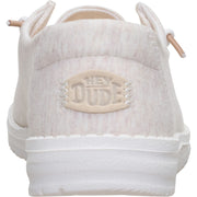 Heydude Wendy Stretch Jersey Women's Casual Shoes, Slip-On Loafers, Lightweight, Comfortable, Oatmeal Beige, 43857-82284-05
