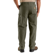 Carhartt Loose-Fit Washed Duck Utility Work Pants for Men - Moss - 32x32