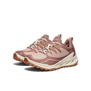 KEEN Zionic Low Height Waterproof Hiking Shoes for Women, Warm Taupe/Raw Umber, Size 6.5, Medium Width, 1029789