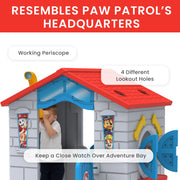 Delta Children PH86531PW Nick Jr. PAW Patrol Plastic Indoor/Outdoor Playhouse with Easy Assembly