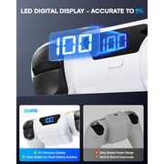 Atzeste Wireless Charger for PS5 Controller, 1800mAh Rechargeable Battery Pack with LED Display, Fast Charging, 14H+ Playtime, Ergonomic L-Shaped Design