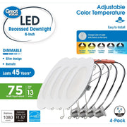 Great Value GVDL6DGS13W5CT4 6