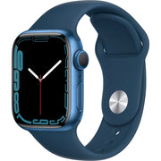 Apple Watch Gen 7 Series 7 41mm Blue Aluminum - Abyss Blue Sport Band MKN13VC/A