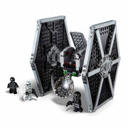 LEGO Star Wars Imperial TIE Fighter Building Toy, 432 Pieces, Includes 2 Minifigures and NI-L8 Protocol Droid, Spring-Loaded Shooters, Opening Cockpit, 75300