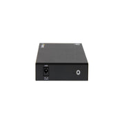 StarTech Gigabit Ethernet Copper-to-Fiber Media Converter, Singlemode LC, 10 km, 1 Gbps, SFP Transceiver Included, Black, ET91000SM10