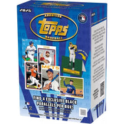 Topps 2025 Archives Baseball Value Box, 56 Trading Cards, 7 Packs, Exclusive Black Foilboard Parallels and Insert Cards, 95126919149