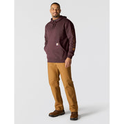 Carhartt Loose-Fit Midweight Logo Hoodie for Men - Port - 2XLT