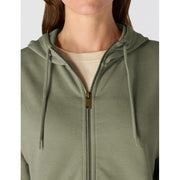 Carhartt Women's TENCEL Fiber Series Full Zip Athletic Sweatshirt, Loose Fit, Avery Fern, X-Large, 106837