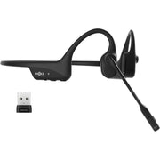Shokz C120 OpenComm2 UC 2025 Open-Ear Wireless Bone Conduction Headset with Noise-Canceling Mic, USB-C Charging, Black