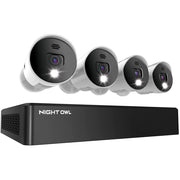 Night Owl WM-BTD881-4LSA 8 Channel Bluetooth Video Home Security Camera System with Audio and 1TB Hard Drive