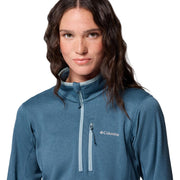 Columbia Essential Hike Grid Fleece Half Zip Jacket, Everblue/Crushed Blue, Small, 213624