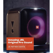 JBL JBLPBENCOREESSAM Partybox Encore Essential: 100W Sound, Built-in Dynamic Light Show, and Splash Proof Design