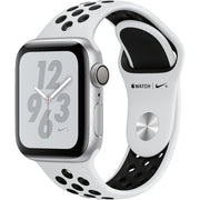 Apple Watch Gen 4 Series 4 Nike+ 40mm Silver Aluminum - Pure Platinum Sport Band MU6H2LL/A