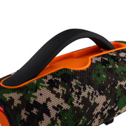 onn Large Rugged Bluetooth Speaker, Waterproof Floating Design, Multicolor LED Lighting, Camo, 12 Hour Playtime