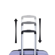Tripcomp 5 Piece Hardside Travel Luggage set (20/24/28), Light Purple