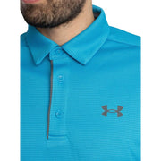 Under Armour Tech Short-Sleeve Polo - Ether Blue/Pitch Gray - L
