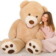 MaoGoLan W161_3_180 Giant Teddy Bear 6-ft Large Stuffed Animals Plush Toy, Brown