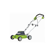 Green Works 18 in. Electric 2-in-1 Mulching Lawn Mower-GW25012