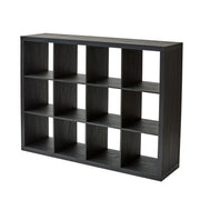Better Homes & Gardens BH5336278612093 12-Cube Storage Organizer, Charcoal