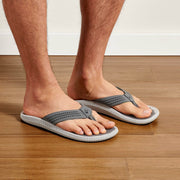 OluKai Ulele Beach Sandals for Men - Stone - 10M