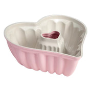 Paris Hilton PH11595-AS Premium Nonstick Heart Shaped Fluted Pan, 9.5 inch, Pink