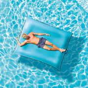 INTEX Luxe Lounge Inflatable Pool Mat: Removable Fabric Cover 2 Soft Handles 440 Weight Capacity  78