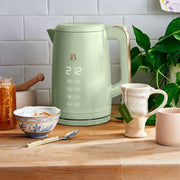 Beautiful 19031 1.7L One-Touch Electric Kettle, Sage Green by Drew Barrymore
