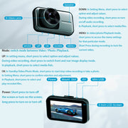 TOGUARD C200 Dual Dash Cam Front and Rear 4K+1080P with Parking Monitor, Supports 256GB