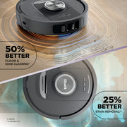 Shark RV2820YE PowerDetect NeverTouchRobot Vacuum and Mop, Gaia Grey