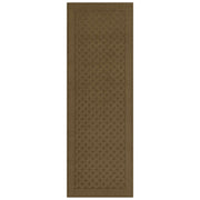 Mainstays Dylan Solid Diamond Olefin Brown Indoor Runner Rug, 2 x 6 ft, Medium Pile, Stain and Fade Resistant, MS19-D1-110-013