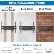 Mount-It! MI-4112 Full Motion TV Wall Mount with Heavy Duty Dual Arms, 14