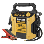EverStart J7CE 800 Peak Amp Jump Starter with 120 PSI Compressor, Pivoting LED Light, 3X USB Ports