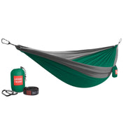 Grand Trunk Bp-Dlxh-06 Double Deluxe Parachute Hammock, Green/Charcoal