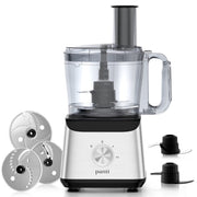 Panti E01-Black 12 Cups Food Processor & Vegetable Chopper for Slicing, Black