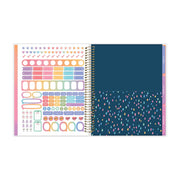 Blue Sky 157354 LiveWell Monthly Weekly Medium Planner, 7 x 9 in, Nova Navy, 15-Month October 2025 - December 2026