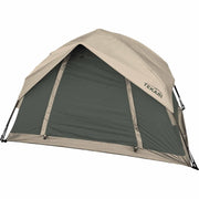 Tekari El Capitan Four Person Instant Up Tent, Green, 30 Second Setup, Weather-Resistant, Fits Queen Size Air Mattress