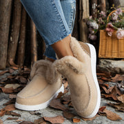 GlobalBreeze Womens Cozy Micro Suede Winter Slippers, Size: 9 (42), Khaki