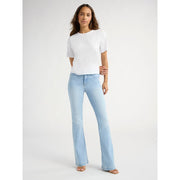 Sofia by Sofia Vergara Women's Crewneck Tee with Short Sleeves, Size: M, Vivid White