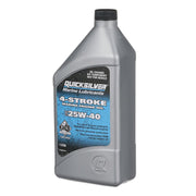 Quicksilver Oil Change Kit, 25W-40 Marine Engine Oil, 4-Stroke Mercury 75hp 90hp 115hp 1.7L Outboards, Includes Oil Filter and Drain Plug Seal, 8M0081913