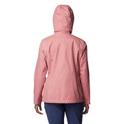 Columbia Arcadia II Rain Jacket for Ladies, S, Pink Agave - 100% Nylon