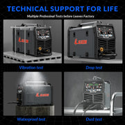 GZ GUOZHI MIG-200P 110V/220V 200A MIG Welder, 7 in 1 Multi-Process Welding Machine