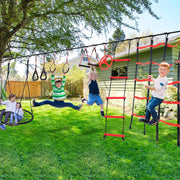 KloKick Ninja Warrior Obstacle Course 50ft Red