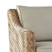 Better Homes & Gardens River Oaks Outdoor Swivel Gliders with Patio Covers, Set of 2, Natural - Unique Design