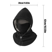 NKGRA Balaclava Ski Mask, Heavyweight Windproof Fleece Thermal Head Hood, Army Green