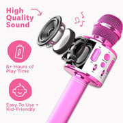 Move2Play Kids Karaoke Microphone - Bluetooth & Pre-Loaded Songs