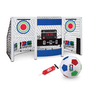 Primetime Sports FIFA World Cup 2026 Arcade Soccer Roundabout Soccer Goal Set with Electronic Scoring, Size 3 Ball and Pump