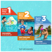 SwimWays Swim Vest Toddler Life Jacket with Shark and Mermaid Themes UPF 30+ Protection Ages 2-4 20148024