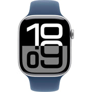 Apple Watch Gen 10 Series 10 46mm Silver Aluminum - Denim Sport Band MWWM3LW/A